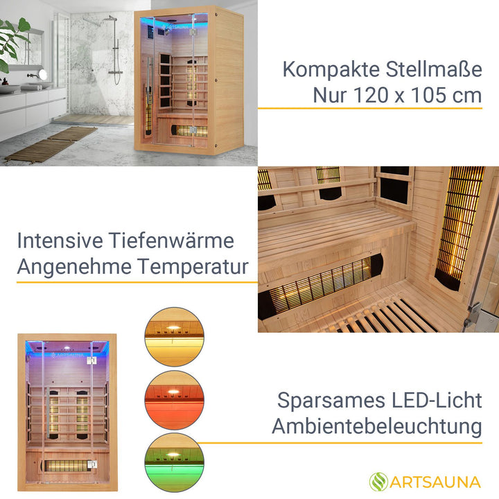 Infrarotkabine Kiruna 120
