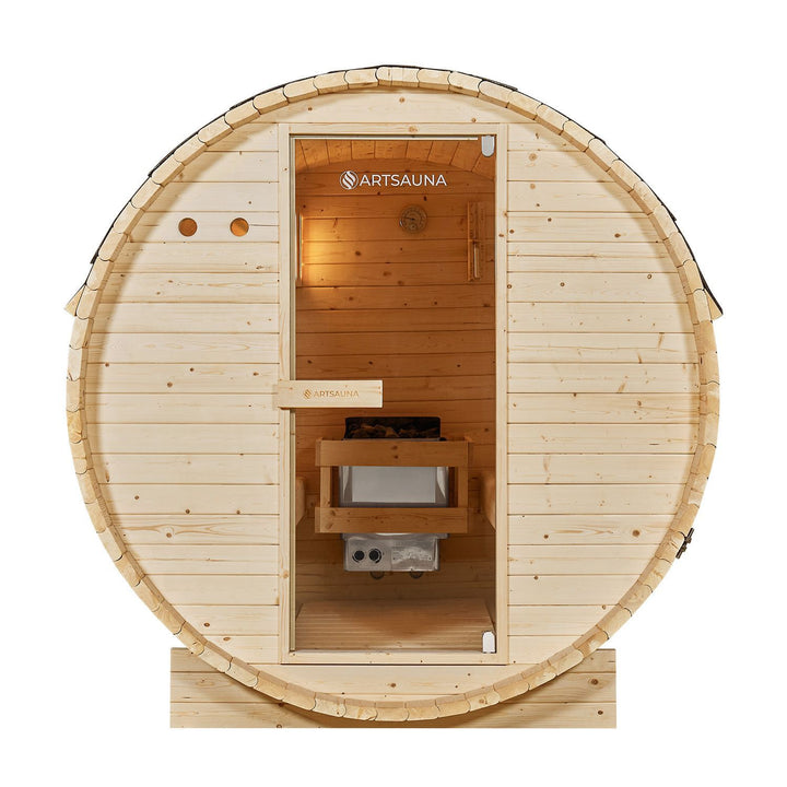 Outdoor Fasssauna Spitzbergen 180