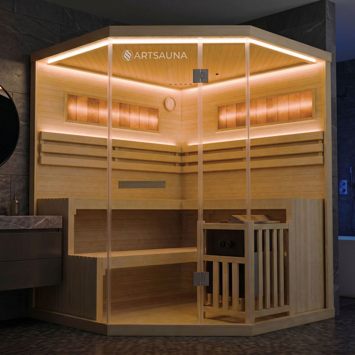 Indoor Sauna Vantaa 160 - Salzstein