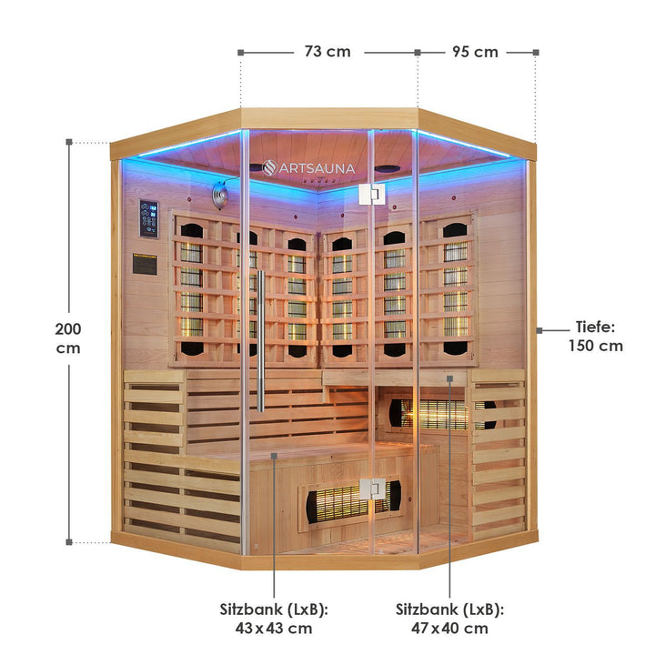 Infrarotkabine Kiruna 150