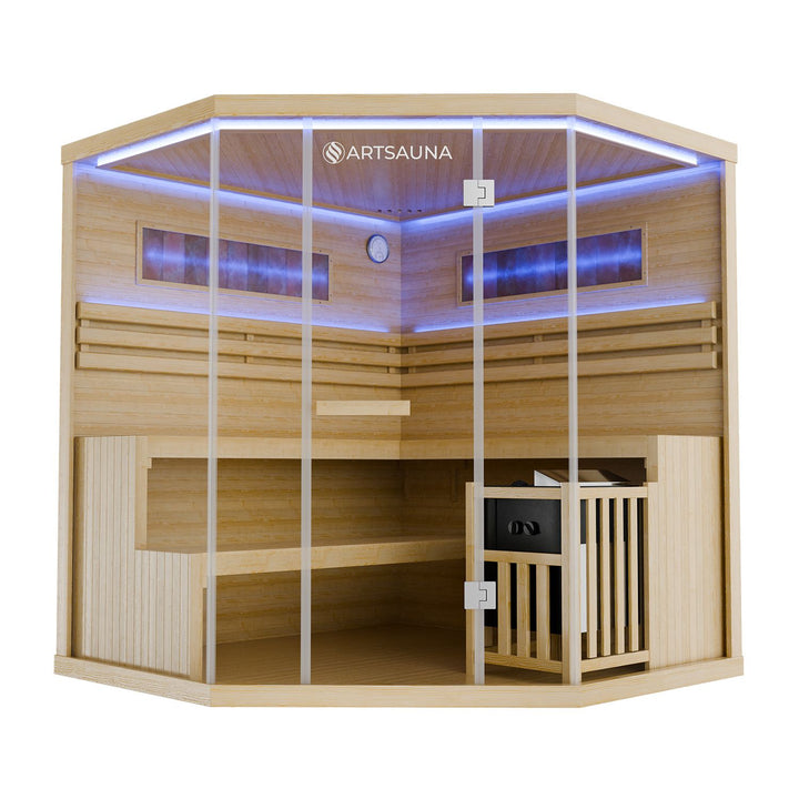 Indoor Sauna Vantaa 180 - Salzstein