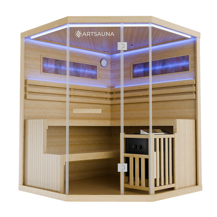 Indoor Sauna Vantaa 160 - Salzstein
