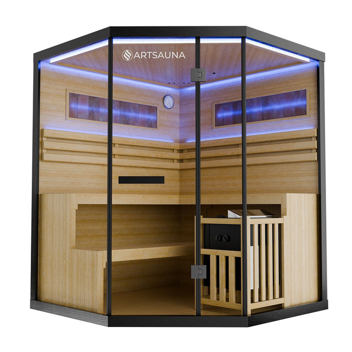Indoor Sauna Vantaa 160 - Salzstein