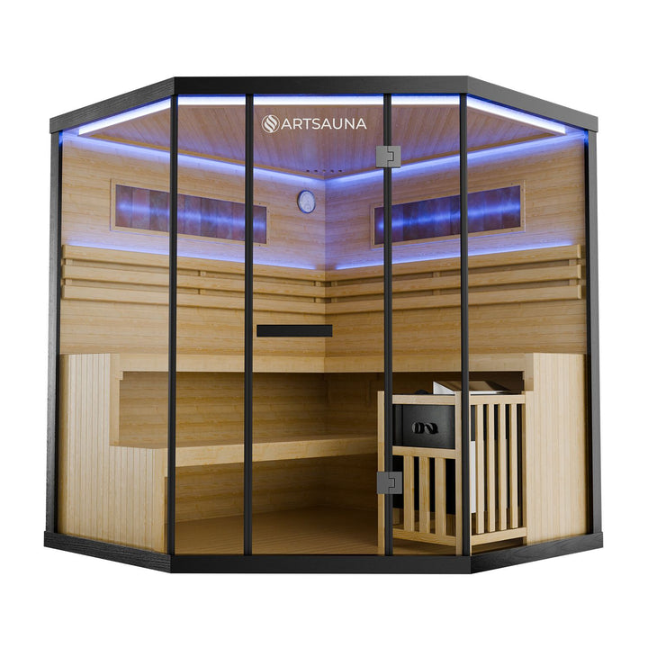 Indoor Sauna Vantaa 180 - Salzstein