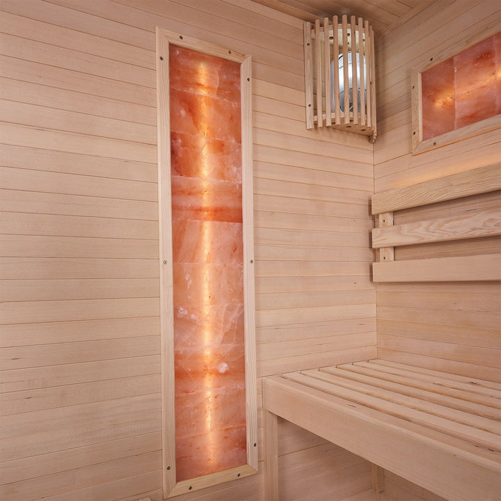 Indoor Sauna Vantaa 175 mit Salzsteinen