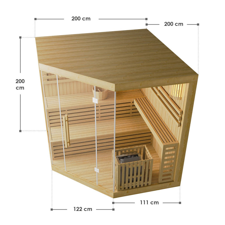 Saunakabine Espoo200 Premium