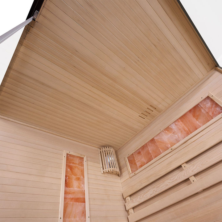 Traditionelle Sauna Vantaa 150 x 140 cm mit 4,5 kW Saunaofen