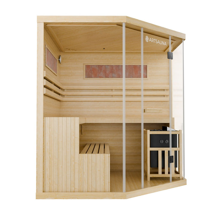 Indoor Sauna Vantaa 180 - Salzstein