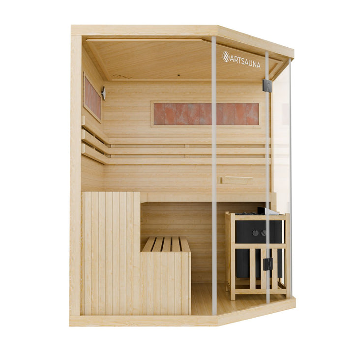 Indoor Sauna Vantaa 160 - Salzstein