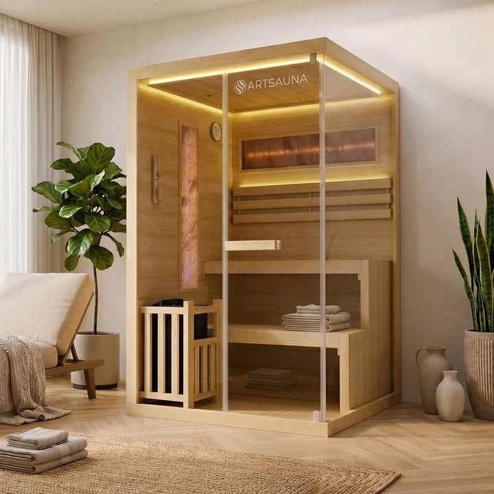 Indoor Sauna Vantaa 120 - Salzstein