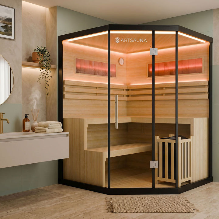 Traditionelle Sauna für zuhause