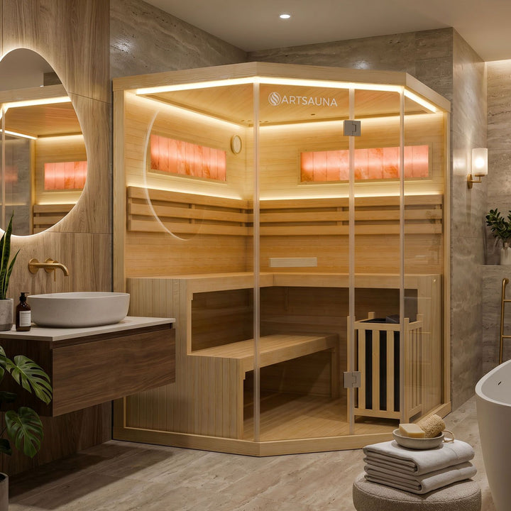 Traditionelle Sauna für zuhause