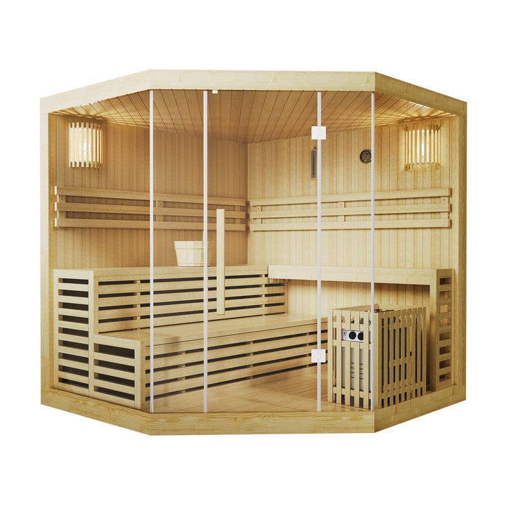 Traditionelle Saunakabine / Finnische Sauna Espoo200 Premium