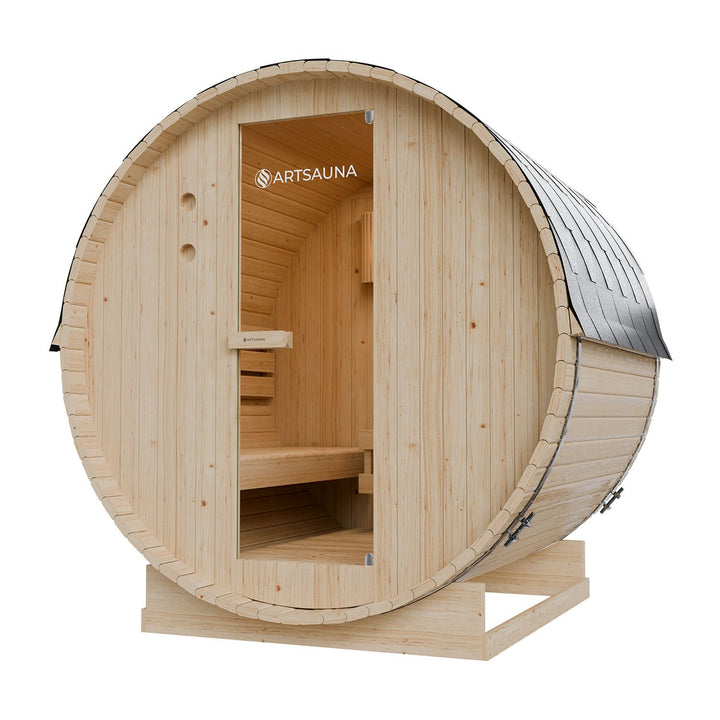Outdoor Fasssauna Spitzbergen 180