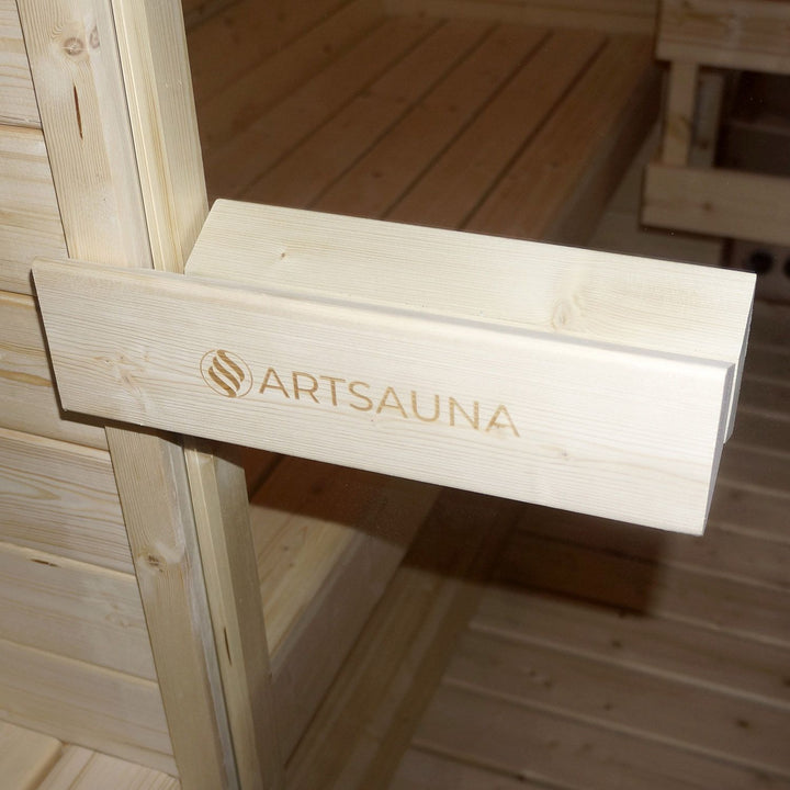 Fasssauna quadratisch Nolvik XL