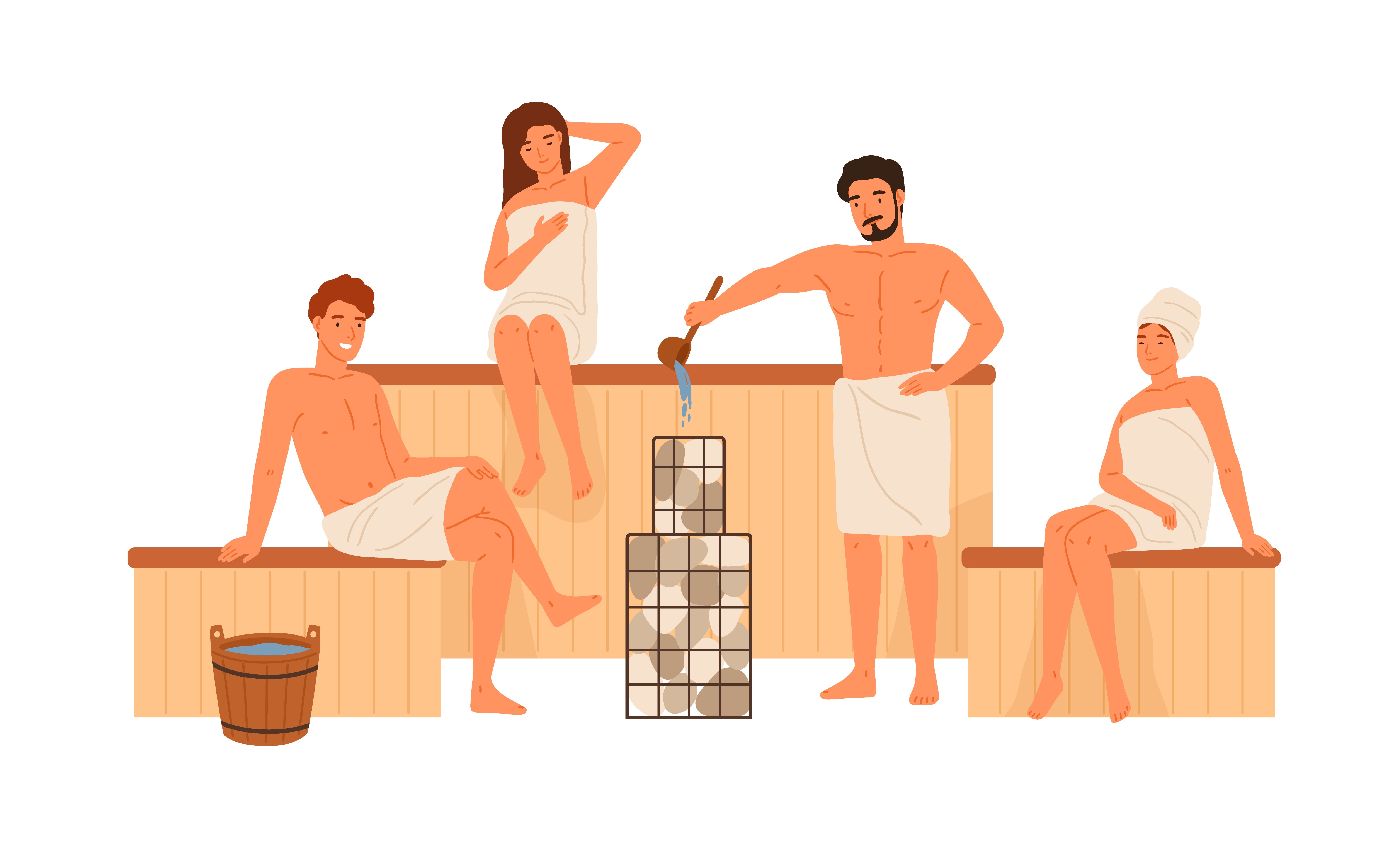 icon-Infrarotkabinen 4 Personen